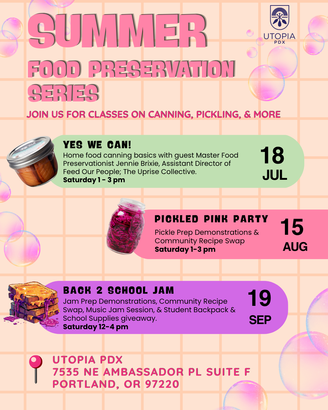 Upcoming Events — UTOPIA Portland